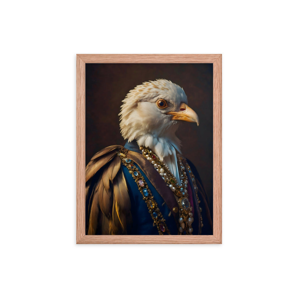 Feathered Nobility Framed Art Print