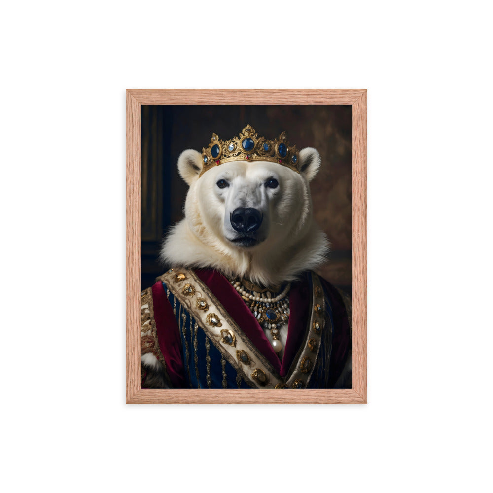 Monarch of the North Pole Framed Art Print