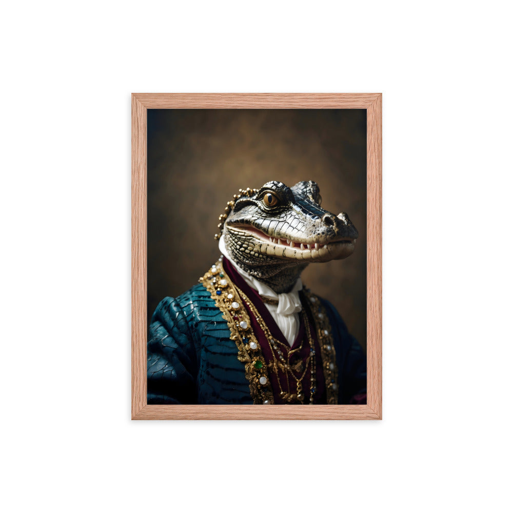 Aristogator Framed Art Print