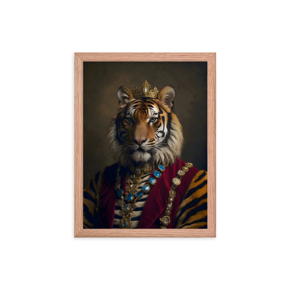 King of the Jungle Framed Art Print