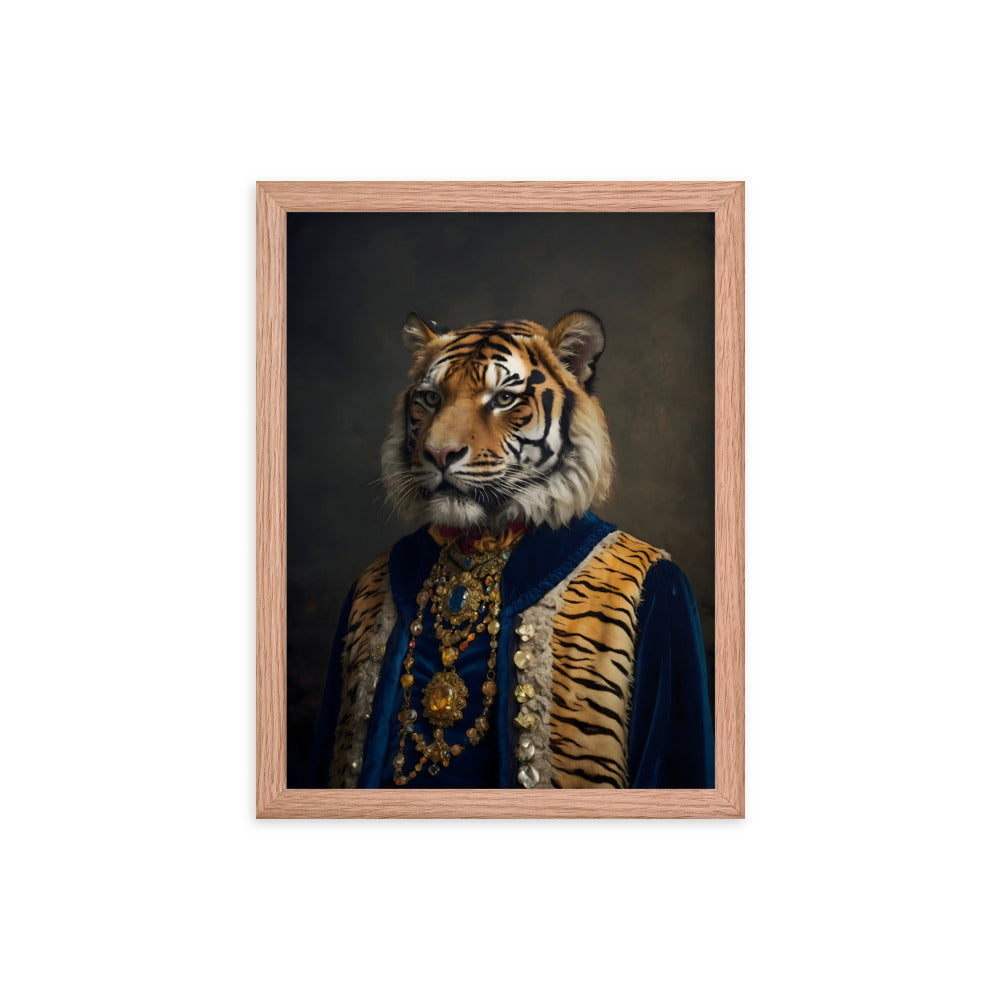 Lord of the Stripes Framed Art Print