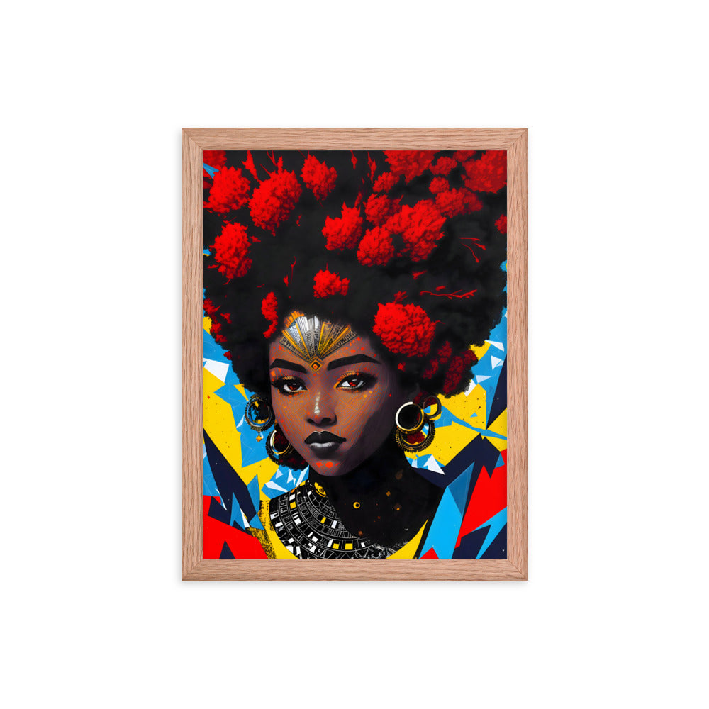 Colors of Her Soul Framed Art Print