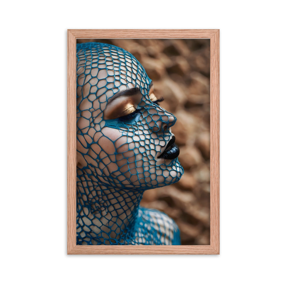 Goddess Of Scales Framed Art Print