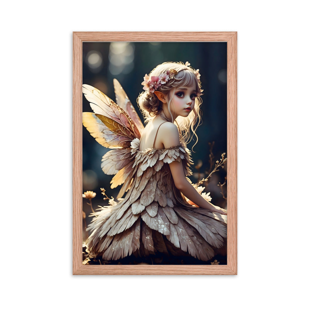 Fairy of the Woods Framed Art Print