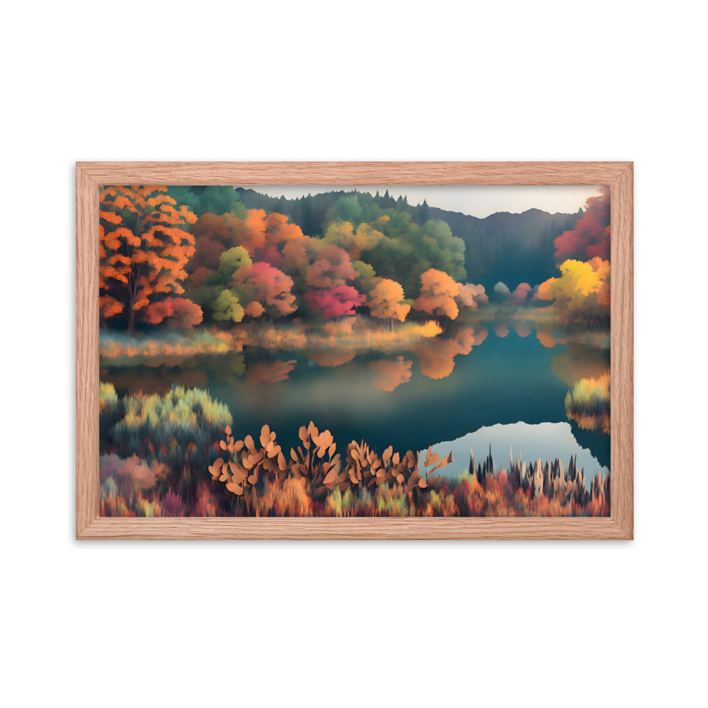 Whispers of Autumn Framed Art Print