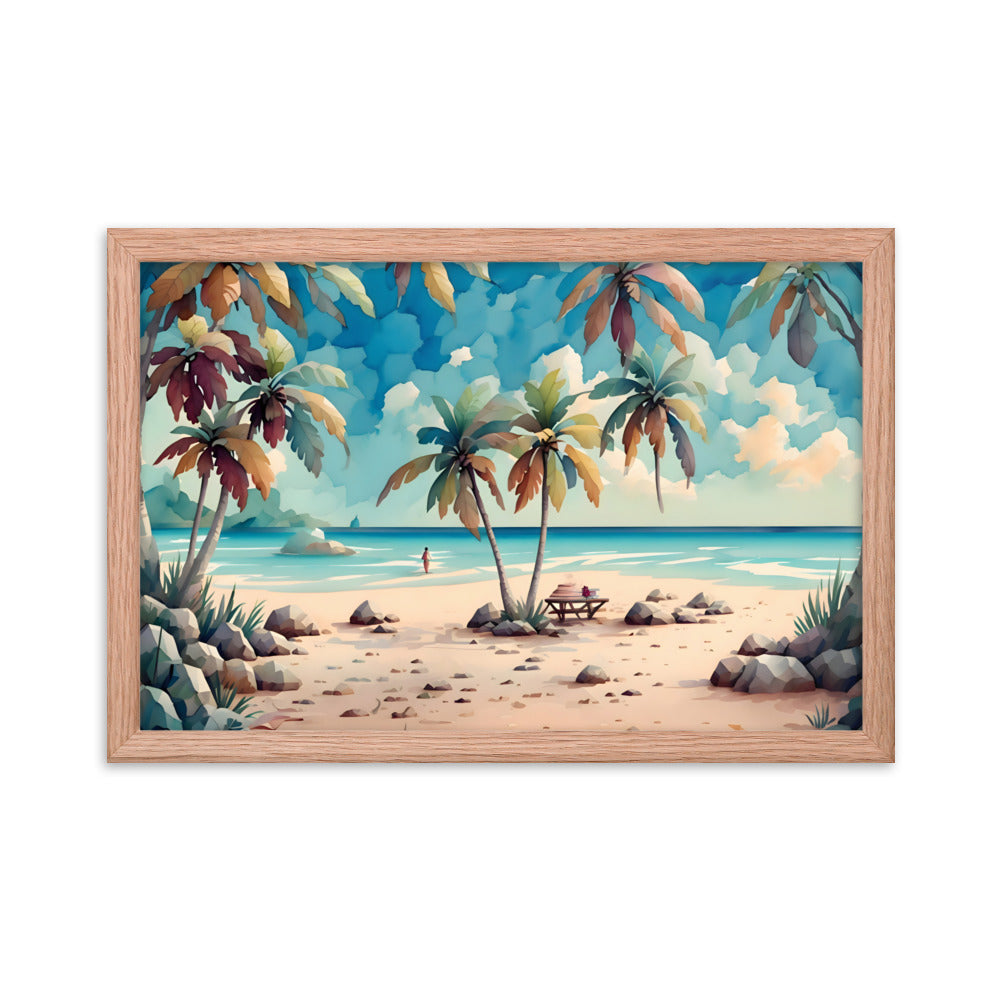 Sands of Jamaica Framed Art Print