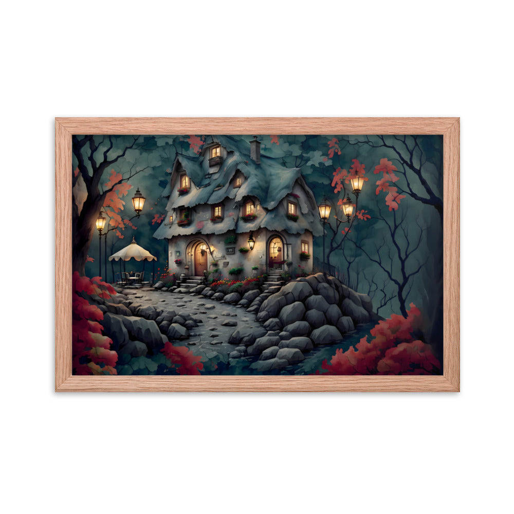 The Lost Cottage Framed Art Print