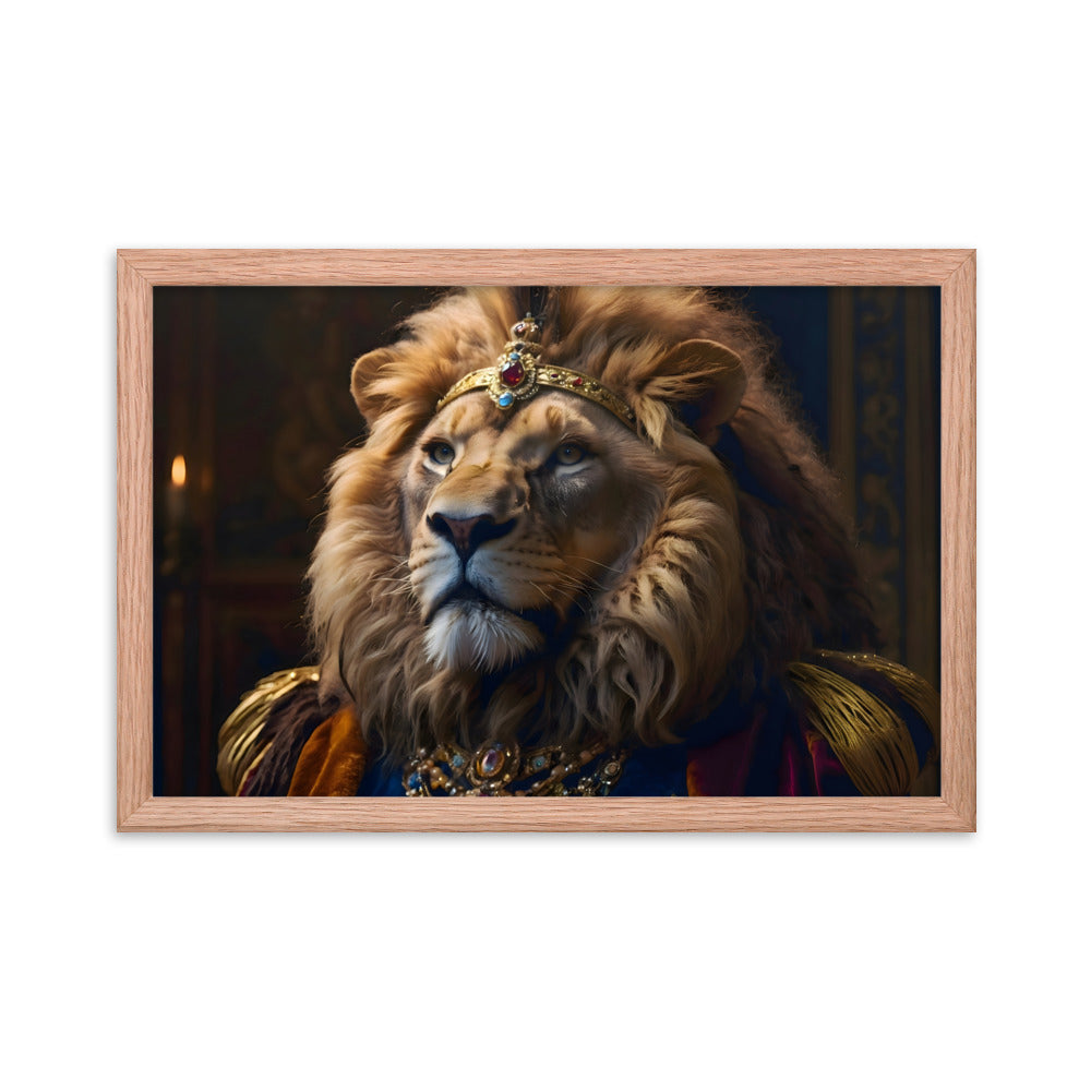 Royal Roarings Framed Art Print