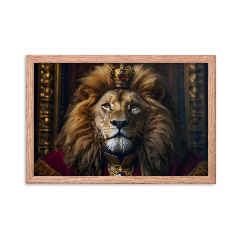 Leonine Lordship Framed Art Print