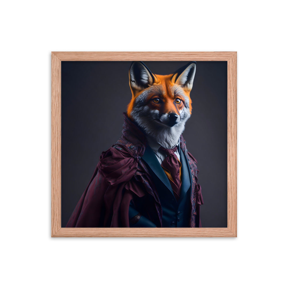 Regal Reynard Framed Art Print