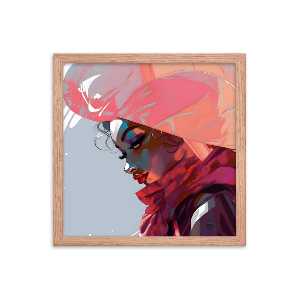 The Pink Lady Framed Art Print