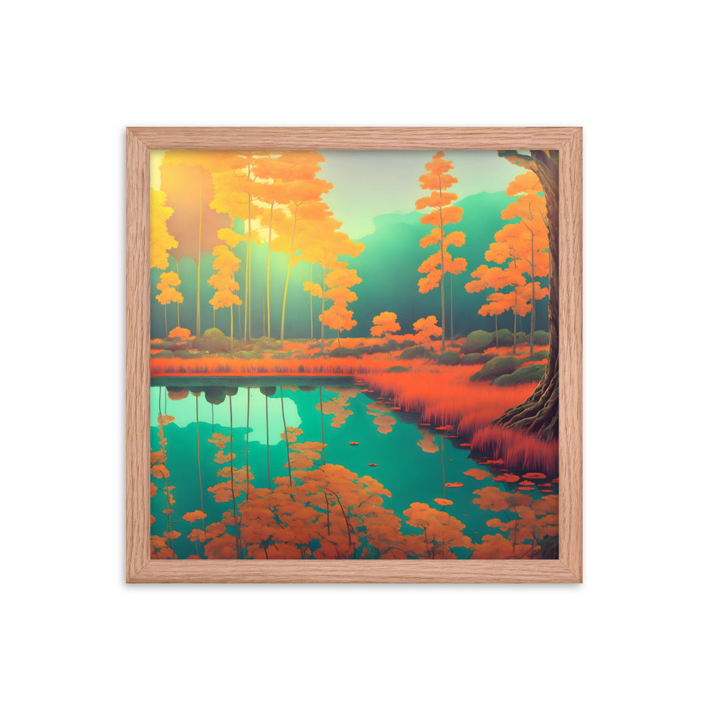 Autumnal Bliss Framed Art Print