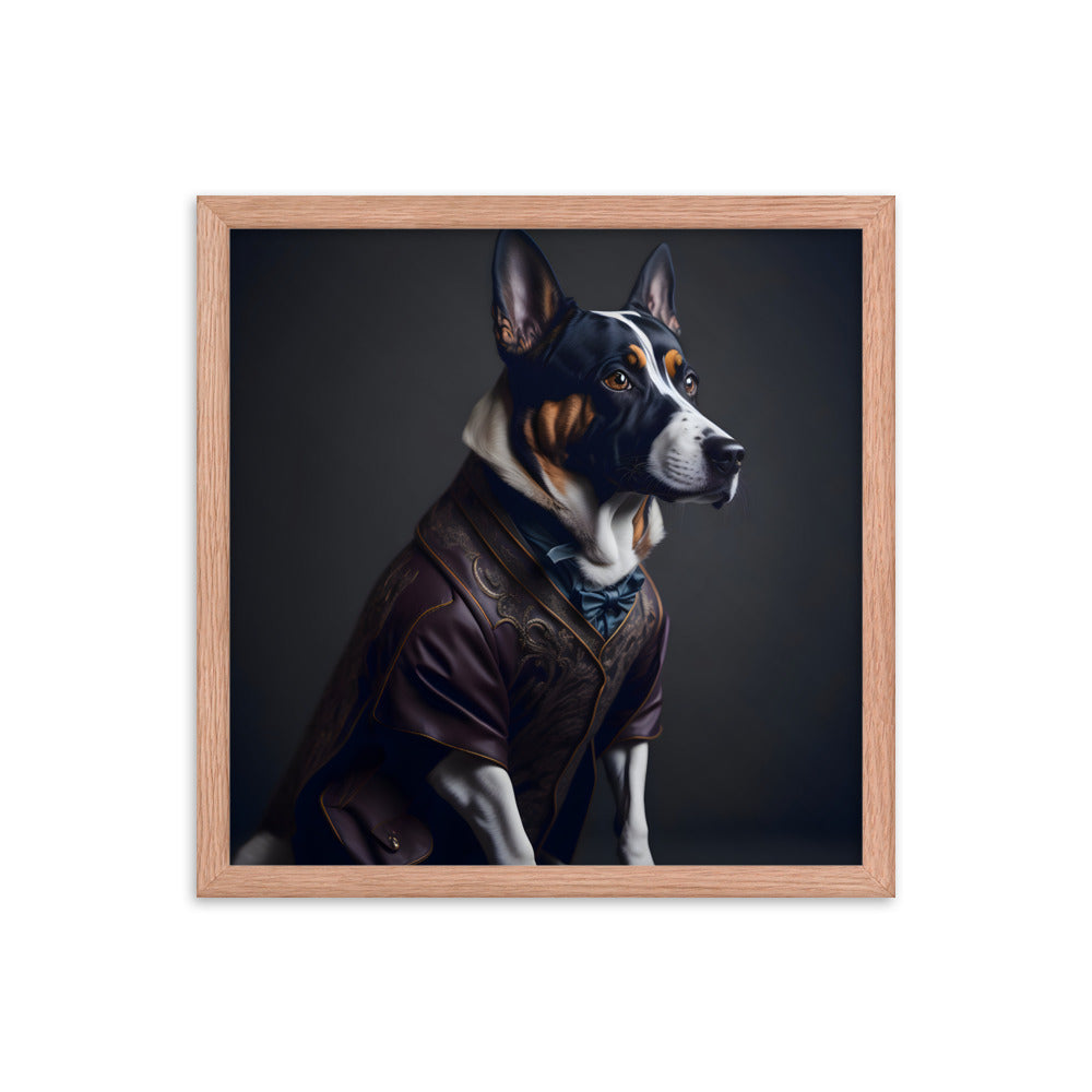 Duke of the Doghouse Framed Art Print