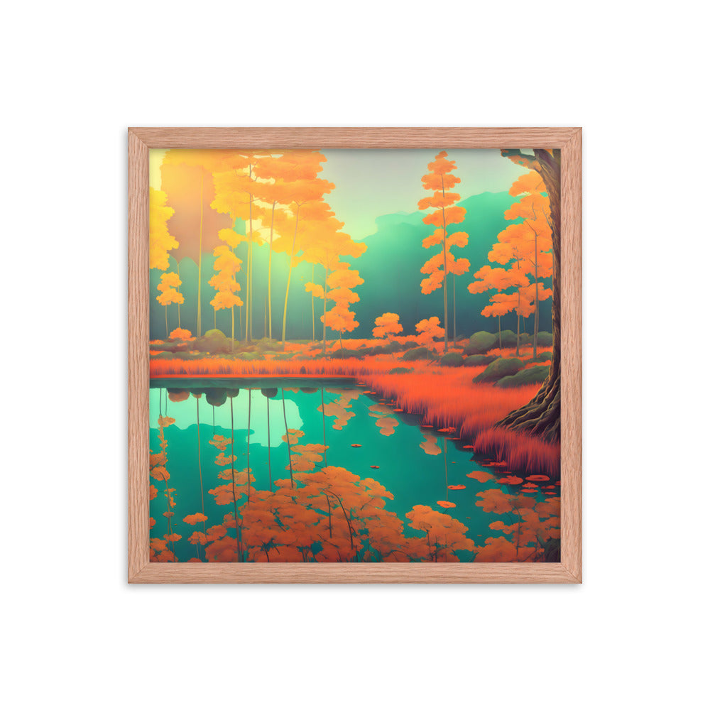 Autumnal Bliss Framed Art Print