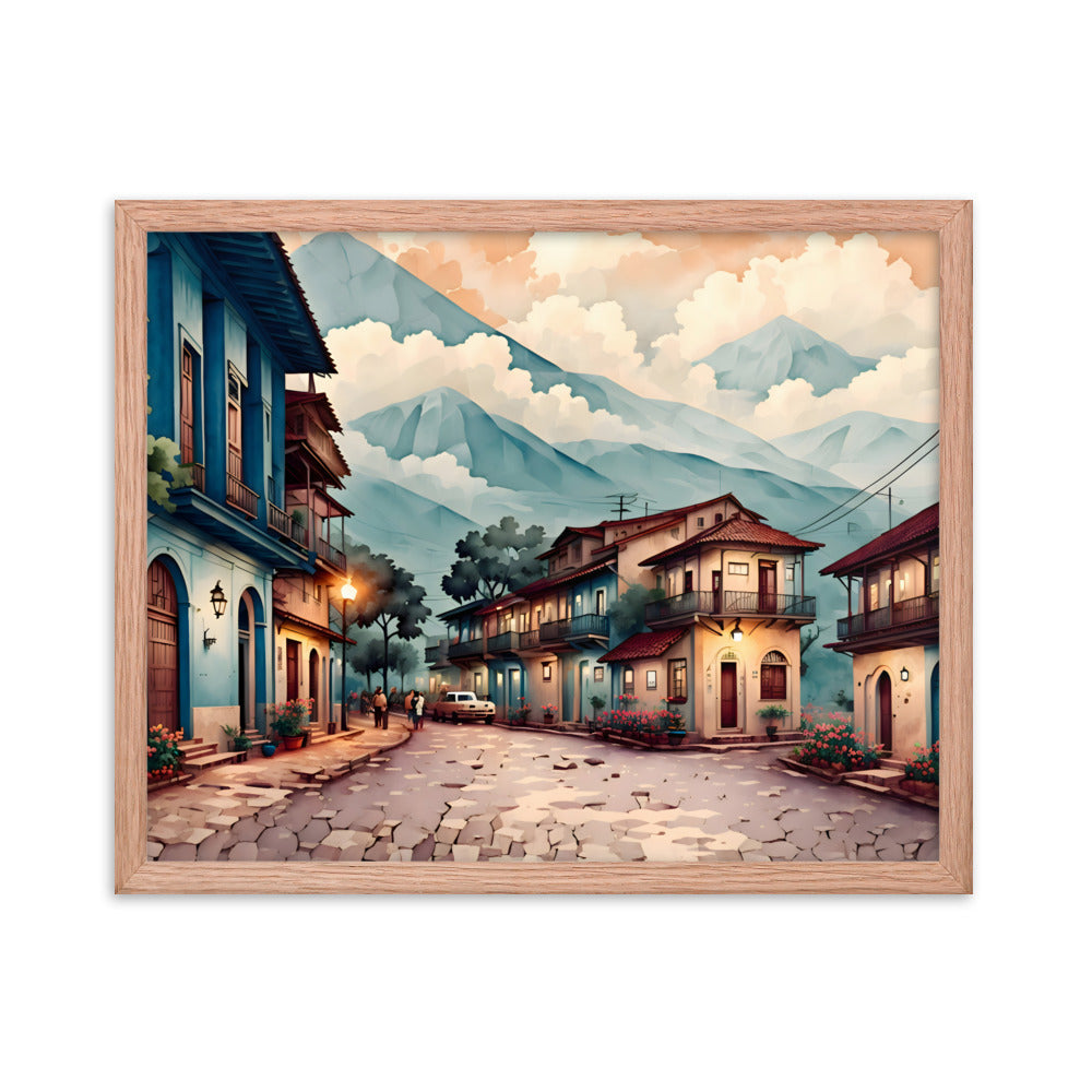 Streets of Cuba Framed Art Print