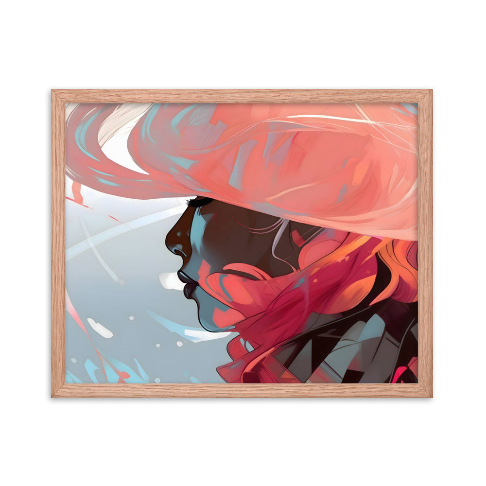 Rose Glow Framed Art Print