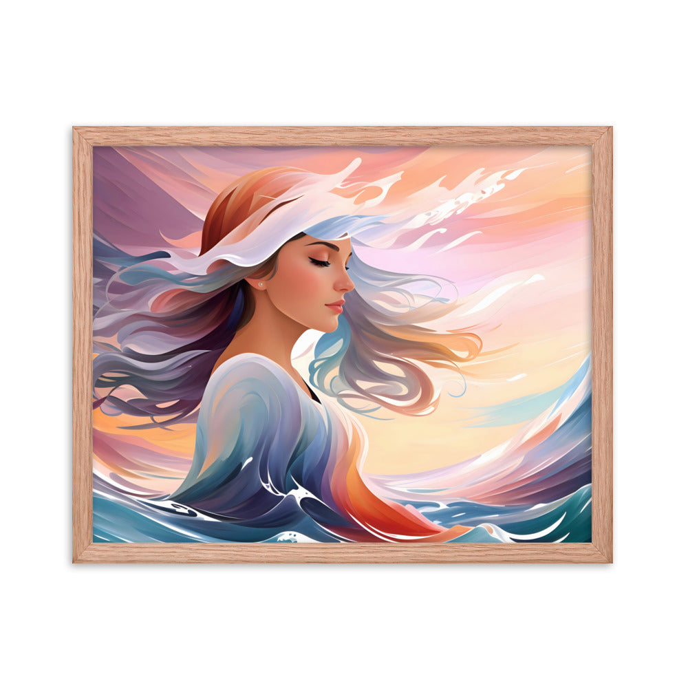 Tide's Whisper Framed Art Print