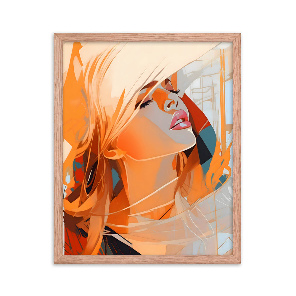 Seraphic Muse Framed Art Print