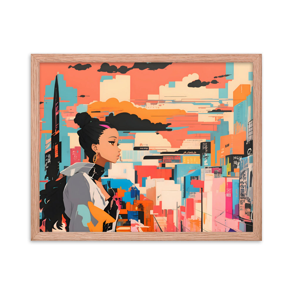 Skyline Dreams Framed Art Print