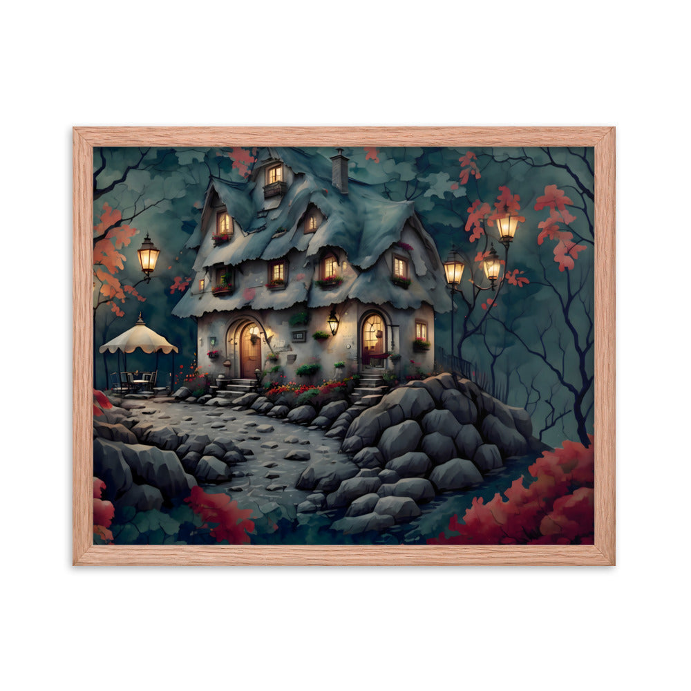 The Lost Cottage Framed Art Print