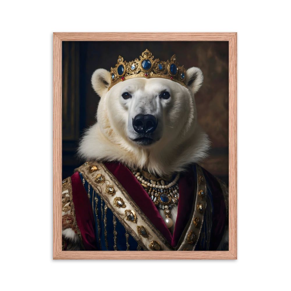 Monarch of the North Pole Framed Art Print