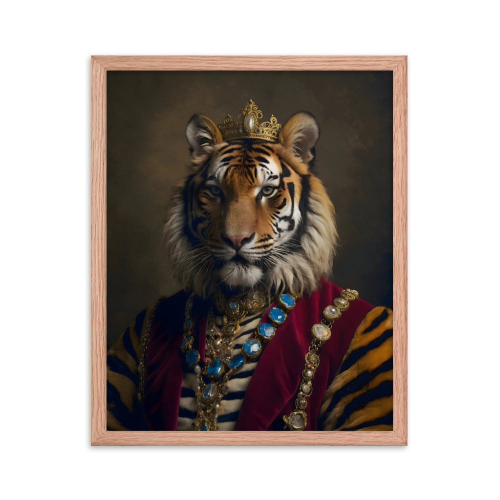 King of the Jungle Framed Art Print