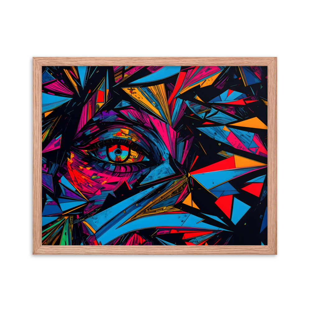 Piercing the Void Framed Art Print