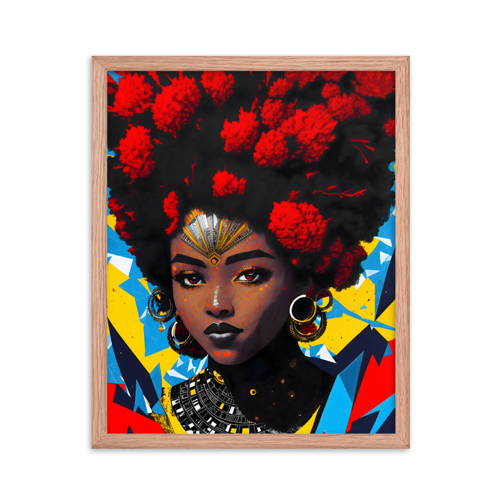 Colors of Her Soul Framed Art Print