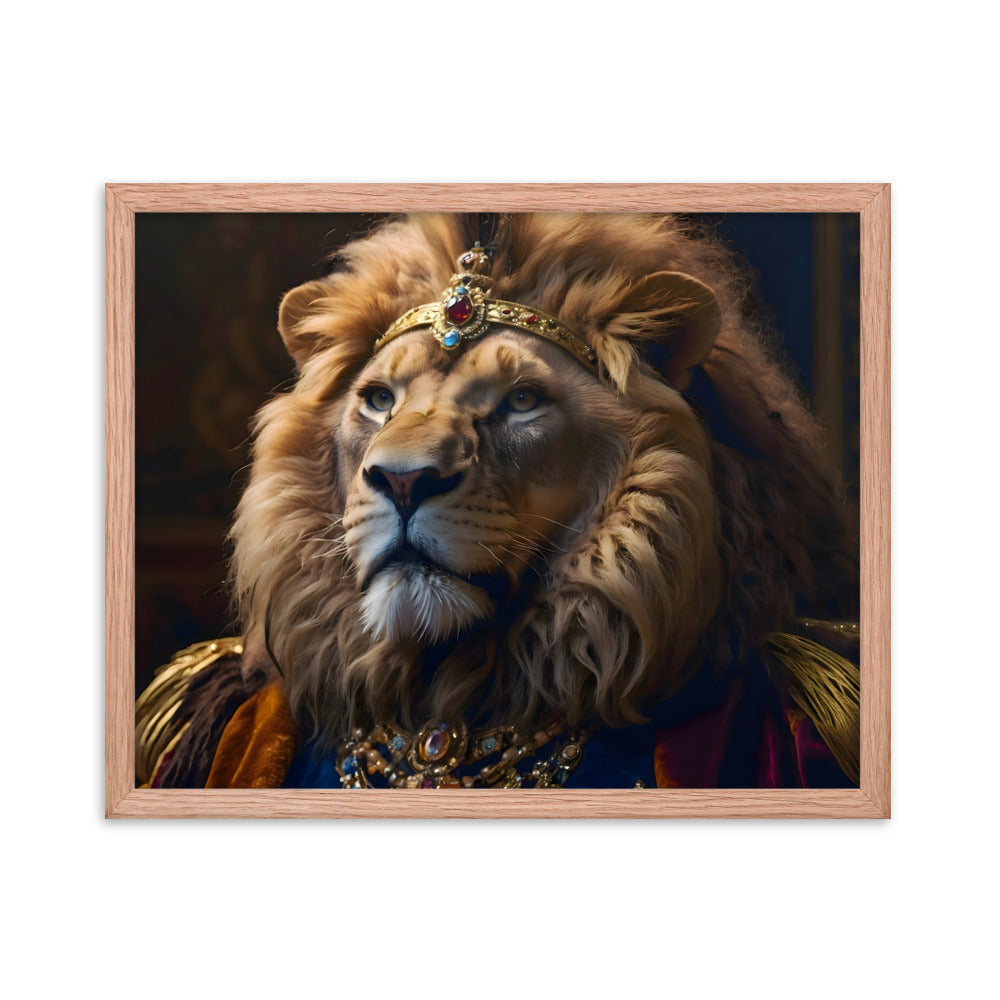 Royal Roarings Framed Art Print