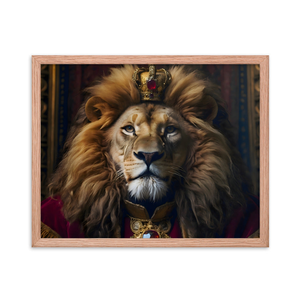 Leonine Lordship Framed Art Print