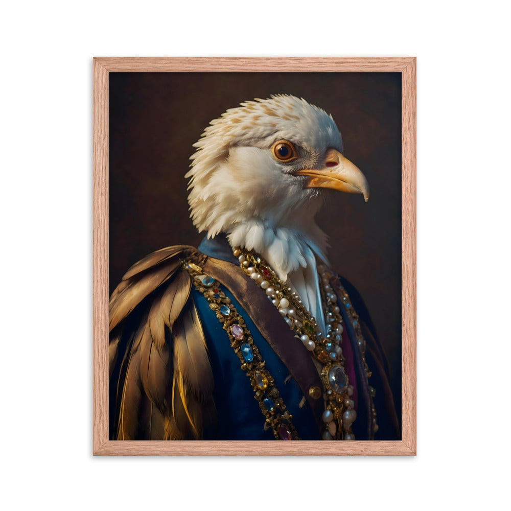 Bird of the Court Framed Art Print