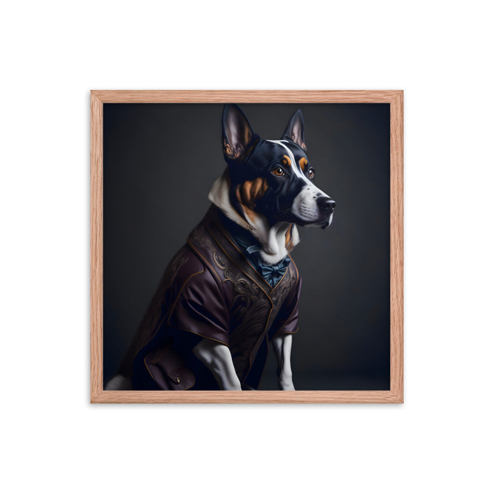 Duke of the Doghouse Framed Art Print