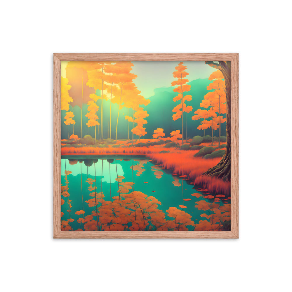 Autumnal Bliss Framed Art Print