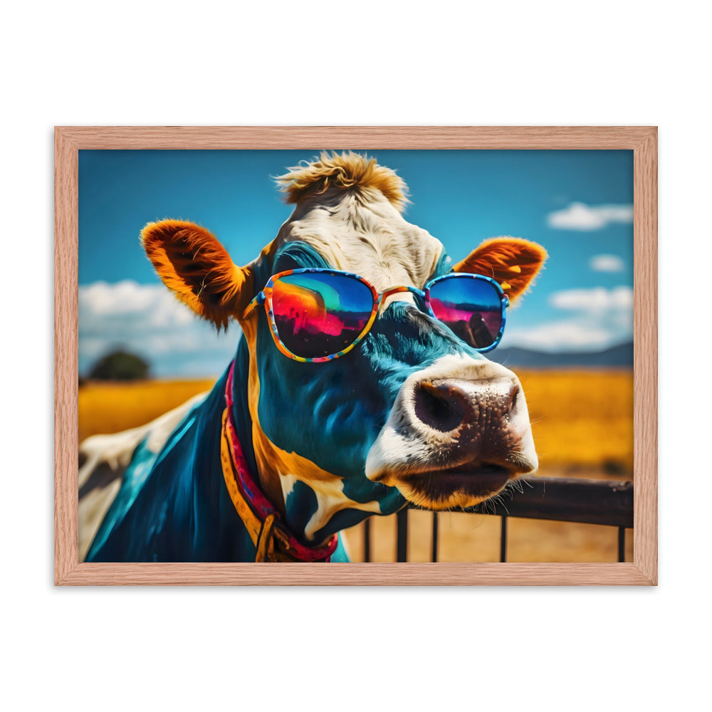 Udderly Cool Framed Art Print