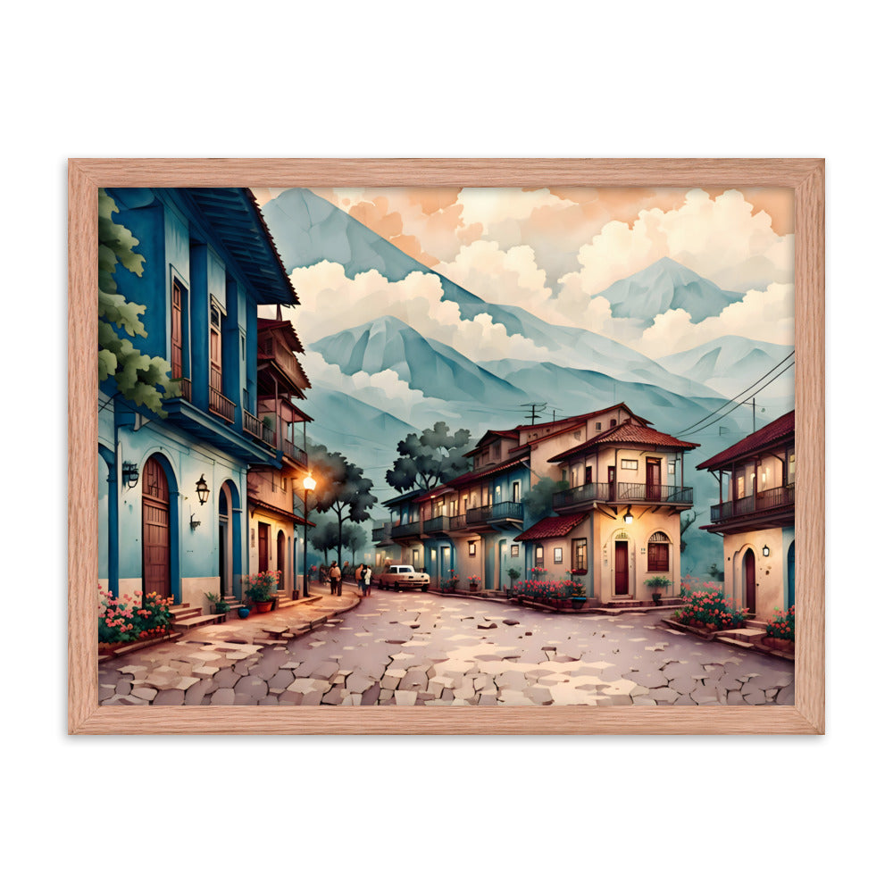 Streets of Cuba Framed Art Print