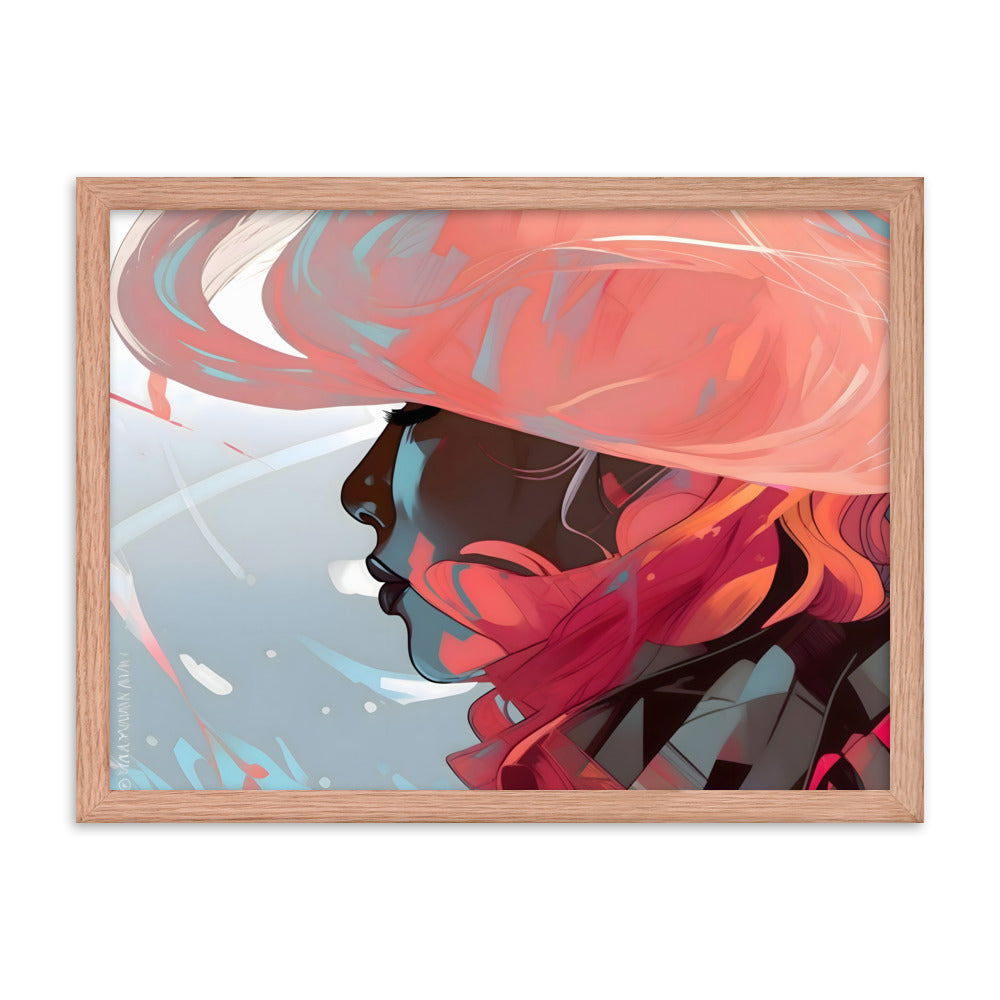 Rose Glow Framed Art Print