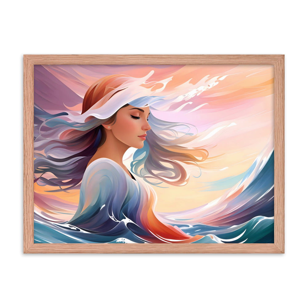 Tide's Whisper Framed Art Print