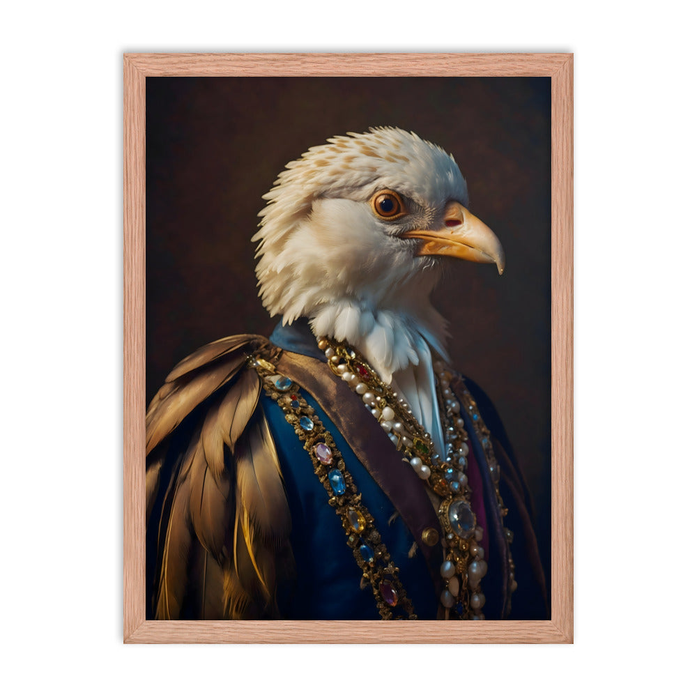 Feathered Nobility Framed Art Print