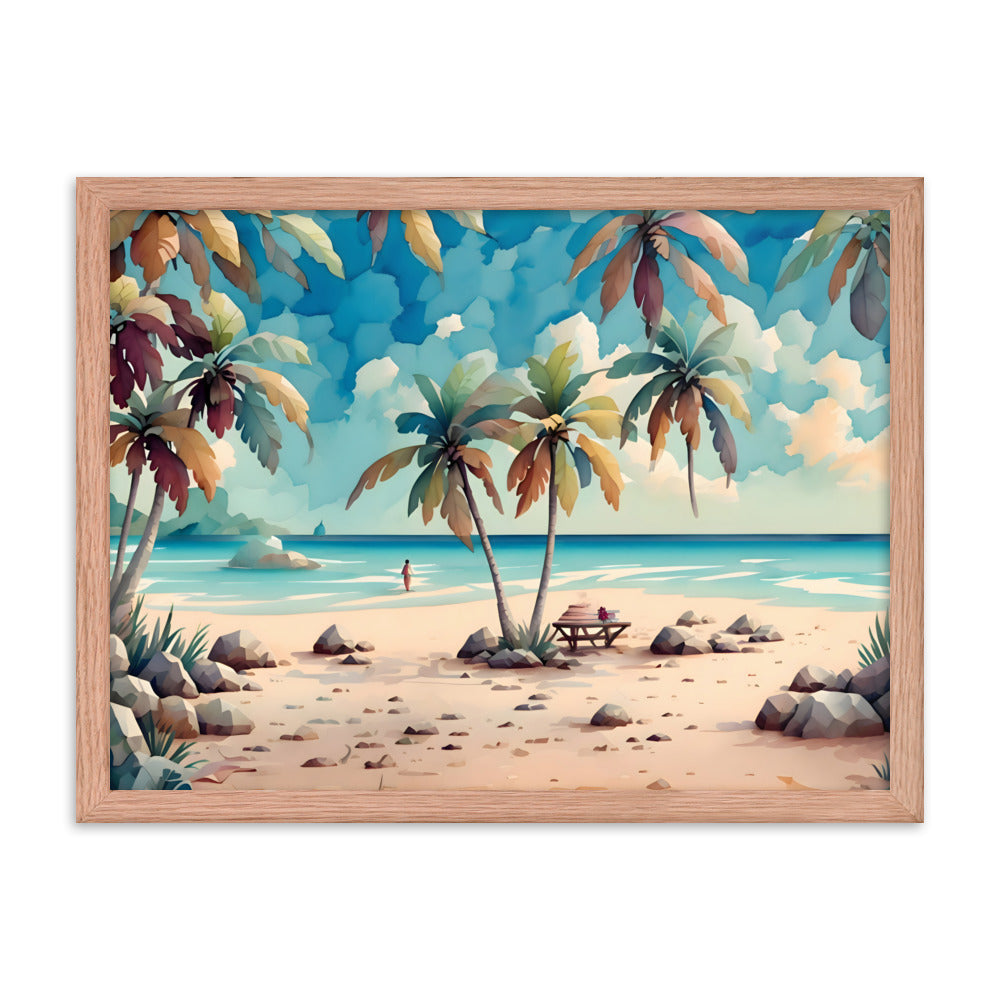 Sands of Jamaica Framed Art Print