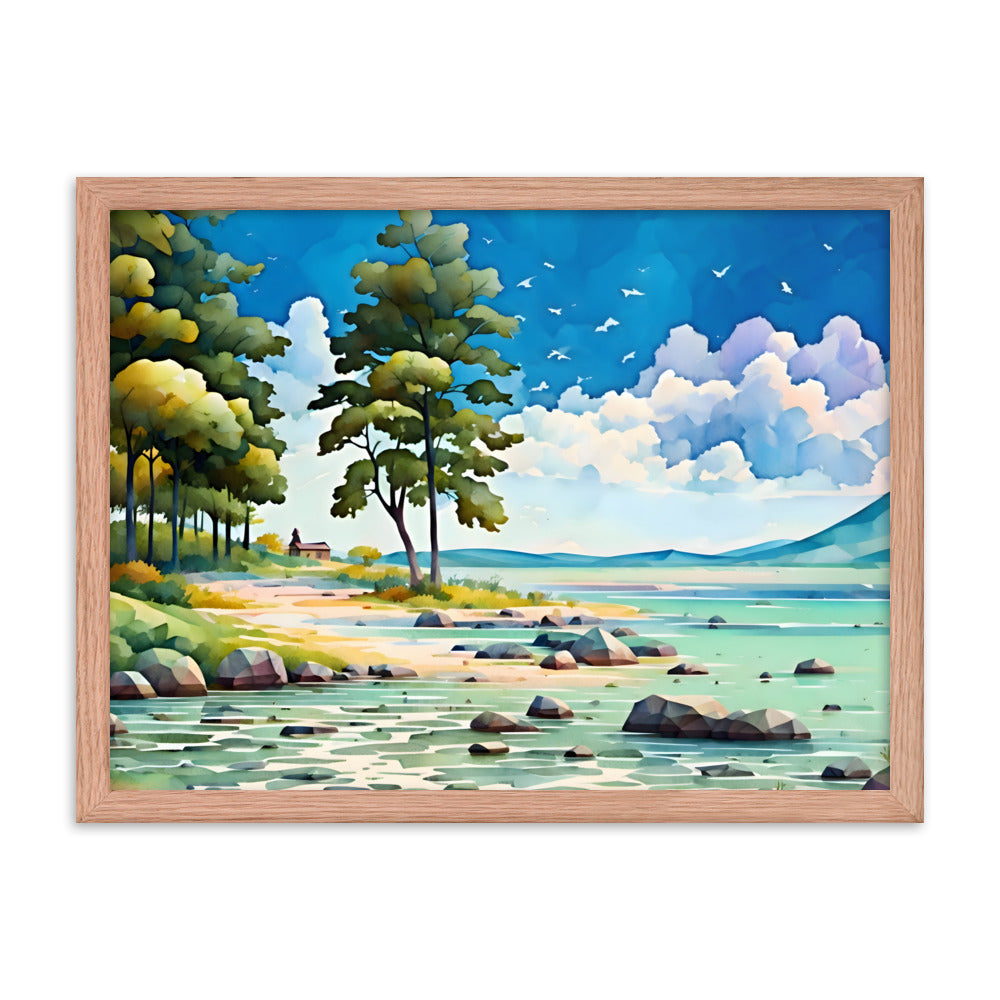 Lakeside Daydreams Framed Art Print