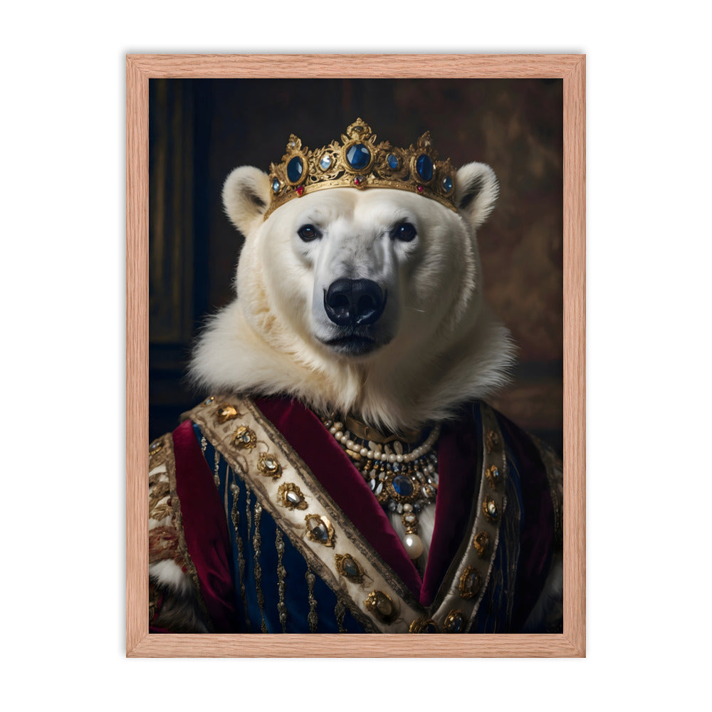 Monarch of the North Pole Framed Art Print