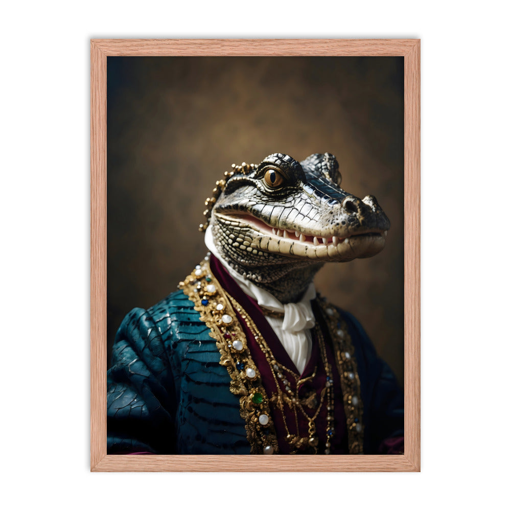 Aristogator Framed Art Print