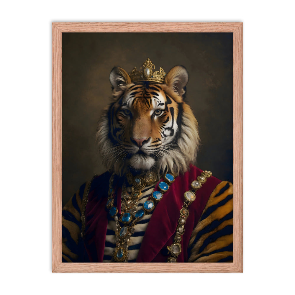 King of the Jungle Framed Art Print