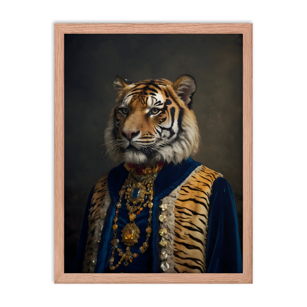 Lord of the Stripes Framed Art Print