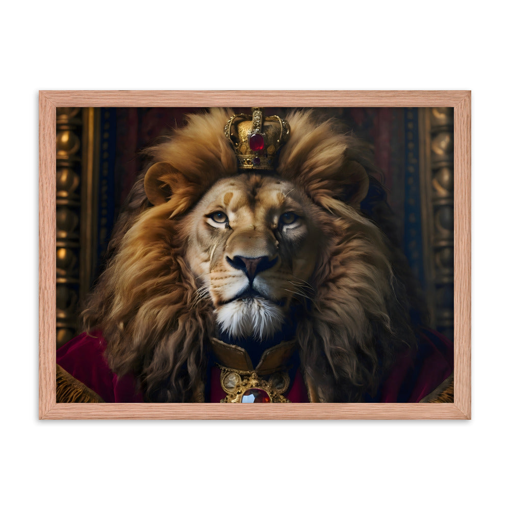 Leonine Lordship Framed Art Print