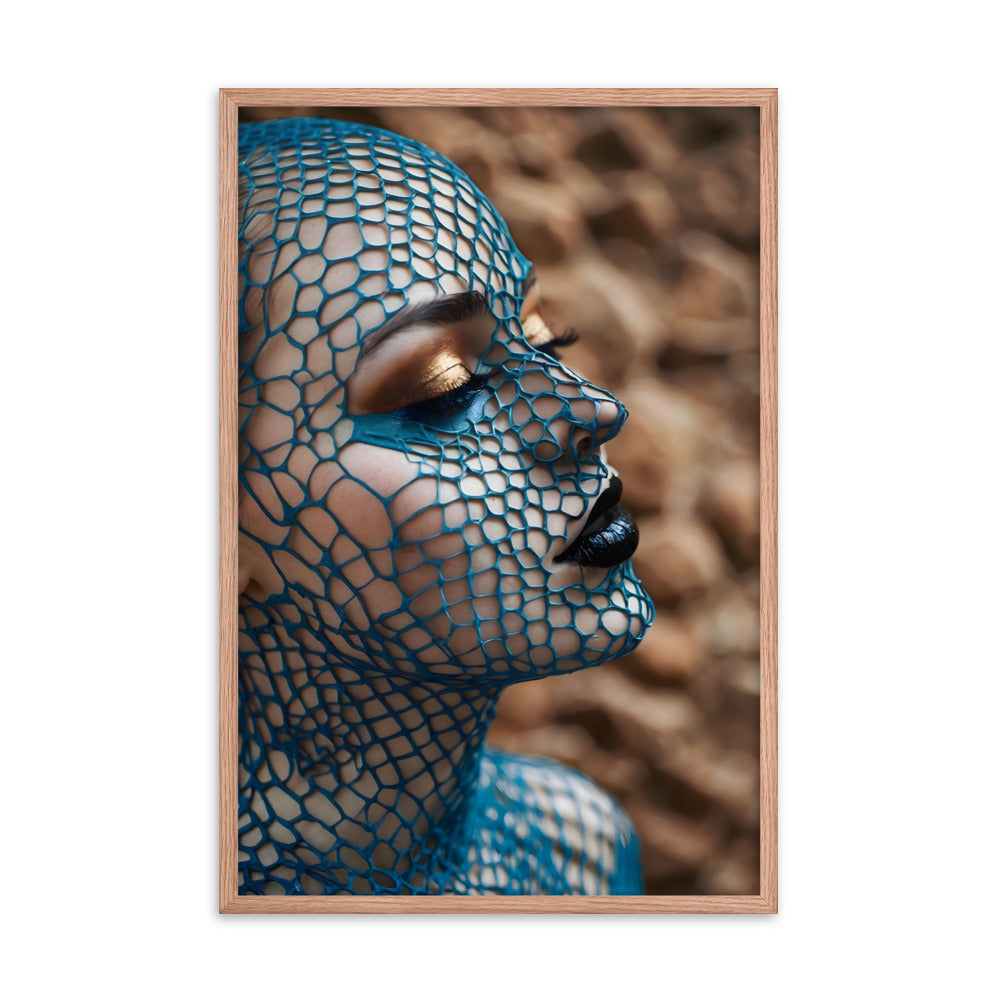 Goddess Of Scales Framed Art Print