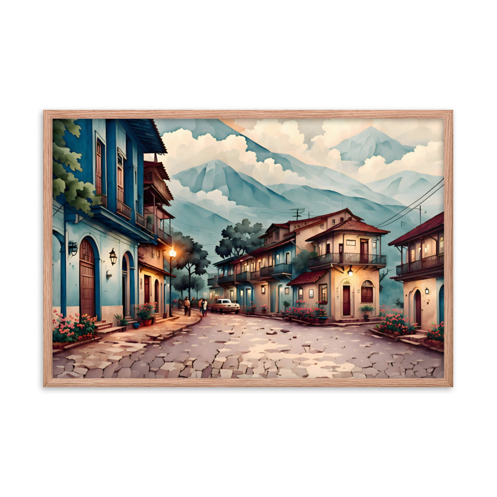 Streets of Cuba Framed Art Print