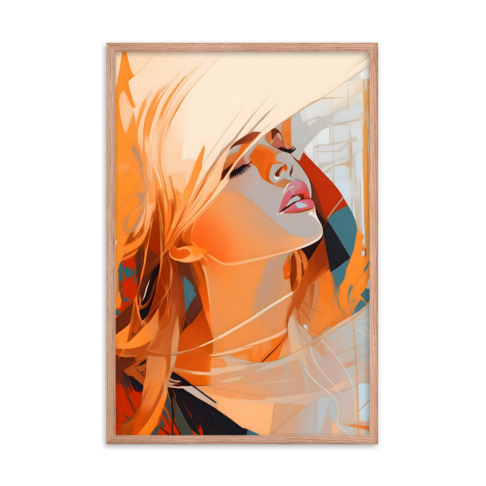 Seraphic Muse Framed Art Print