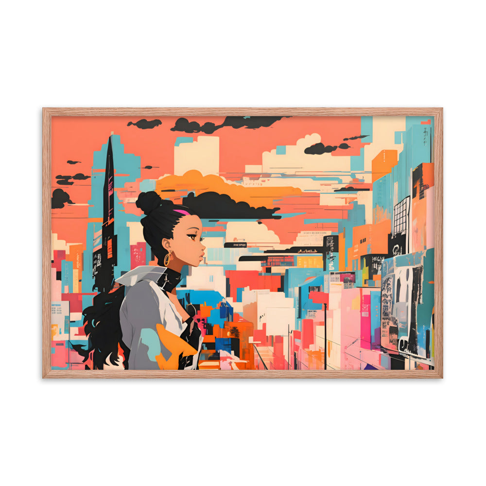 Skyline Dreams Framed Art Print