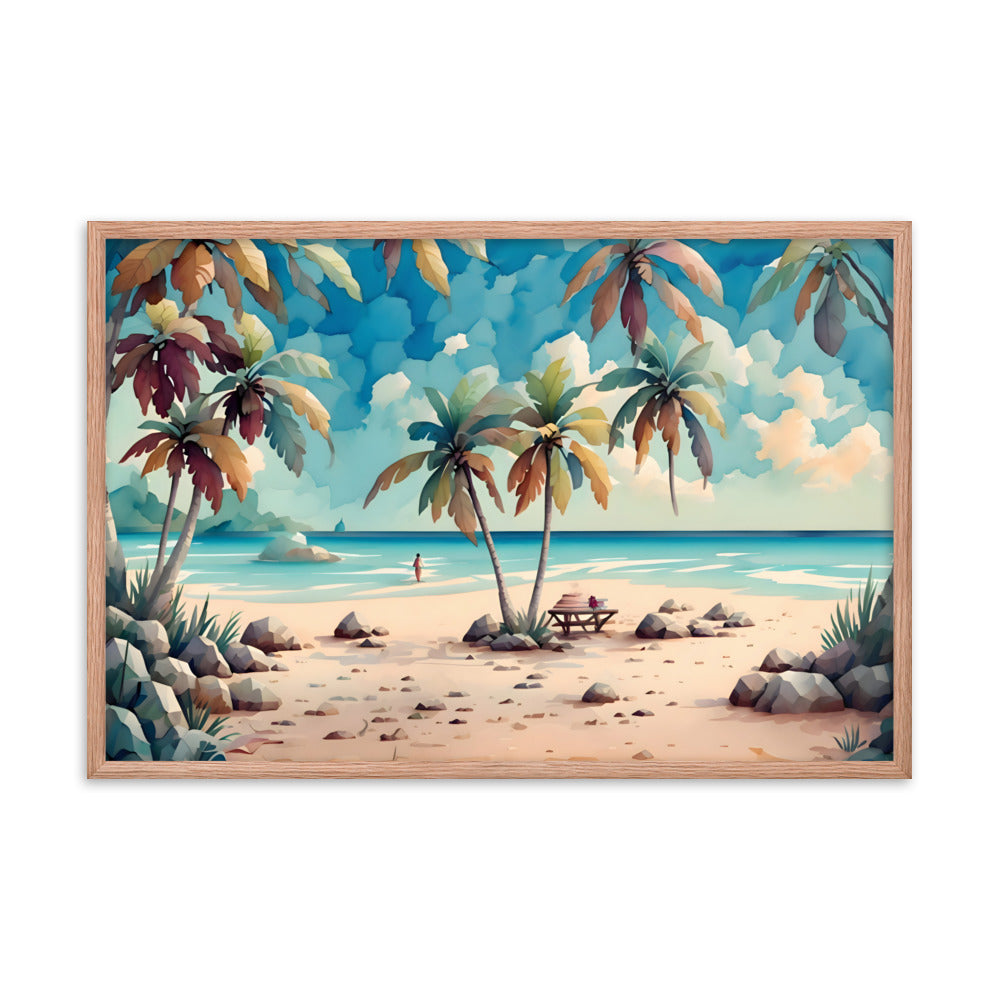 Sands of Jamaica Framed Art Print